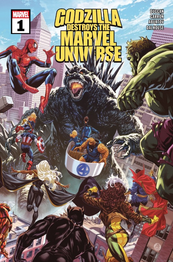 Godzilla Destroys the Marvel Universe #1