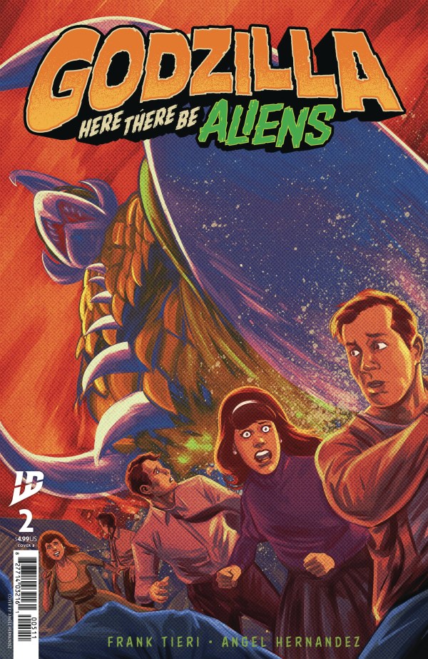 Godzilla: Here There Be Aliens #2 Cover B Ángel Hernández Variant