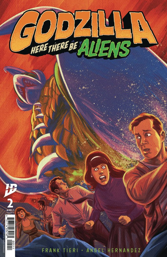 Godzilla: Here There Be Aliens #2 Cover B Ángel Hernández Variant