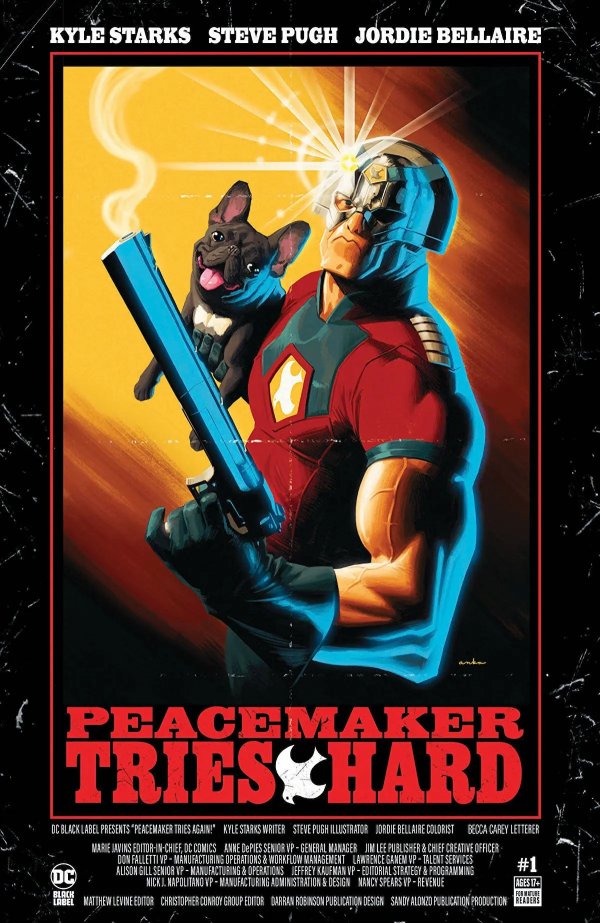 Peacemaker Tries Hard! #1
Cover C Kris Anka Movie Poster Variant