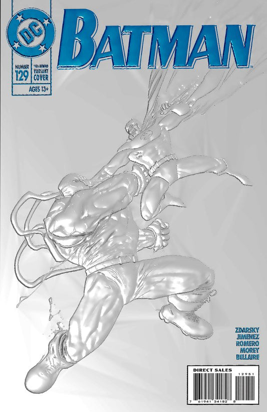 Batman #129
Cover D Ryan Benjamin Black & White '90s Cover Month Multi-Level Embossed Foil Variant